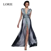 Vestido longo dubai kaftan elegant long formal dress arabic women evening gowns a line v neck rhinestone prom dresses 2016