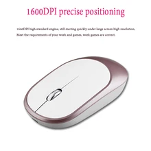 Высококачественная перезаряжаемая беспроводная мышь 400 мАч с бесшумным ключом 1600 dpi Кнопка отключения звука для ноутбука mi Pro/mi ga mi ng/офисного ноутбука