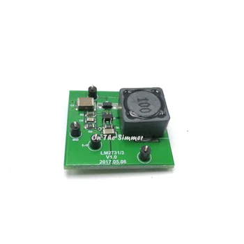 

Lm2733 boost module, evaluation board, 2.7V---5V input, 12V/20V/24V/30V output