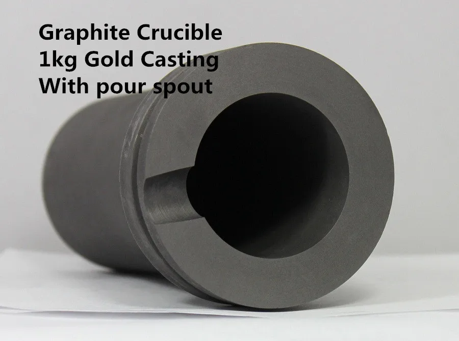 70oz gold melting graphite crucible with grooved double flange for Jeweler size flange72H155base55mm.jpg