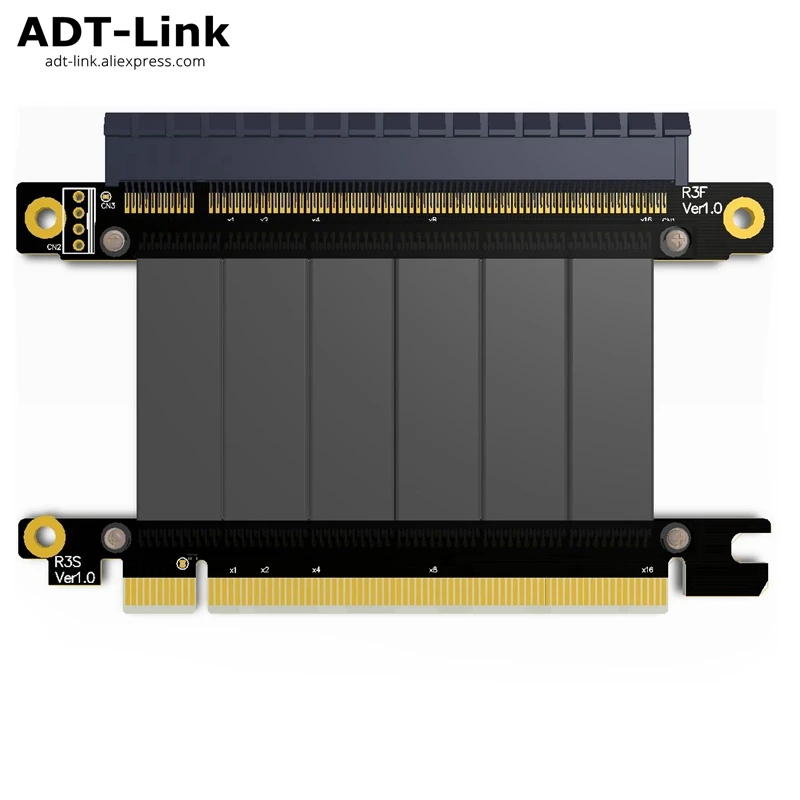 

Riser PCI Express x16 To pcie x16 male to female graphics card Riser pci e 16 PCIE3.0 pci-e 16x Ribbon Gen 3.0 Cable 25cm 20cm