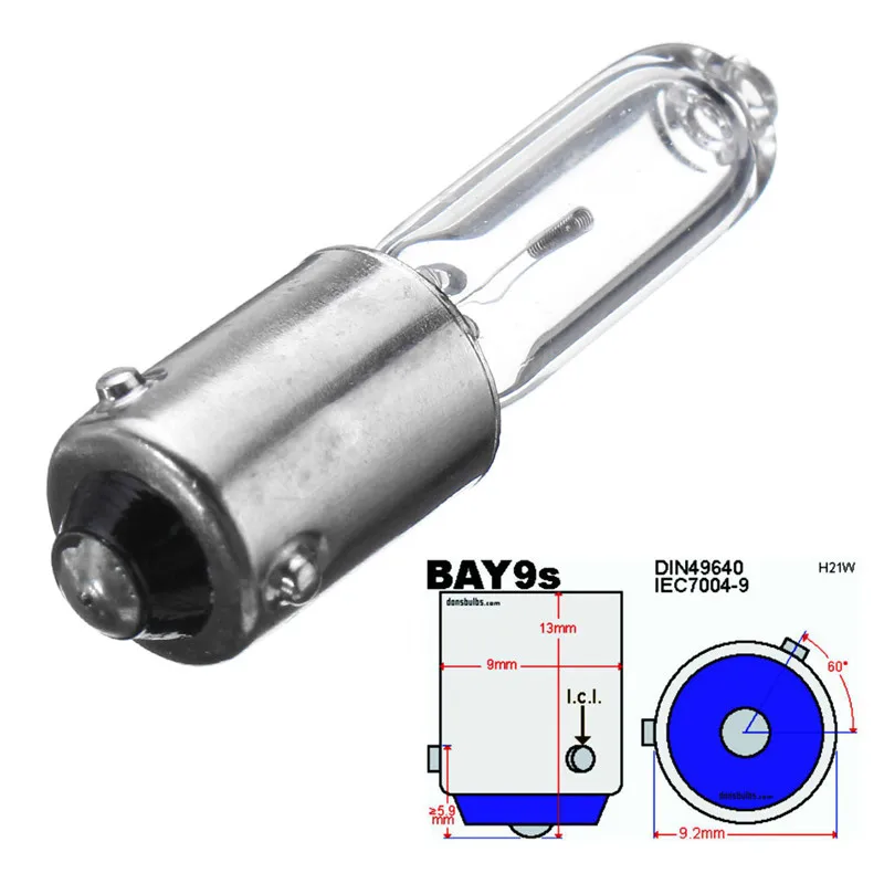 Горячая 2/4 шт 1156 BAY9S H21W галогенные тормоза индикатор сигнала лампа, автомобильное освещение кварцевая лампа Стекло галогенные Габаритные