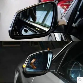

LED heating Rear side turn signal blue anti defogging dazzling rearview mirror for BENZ C E GLA GLK Class W204 W205 W212