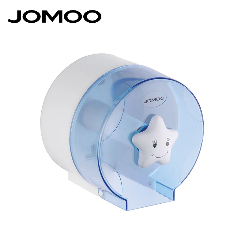 

JOMOO Toilet Paper Holder Bathroom Paper Holders ABS Plastic Circular Shape Washroom Wall Mounted Tissue Roll Box Holder