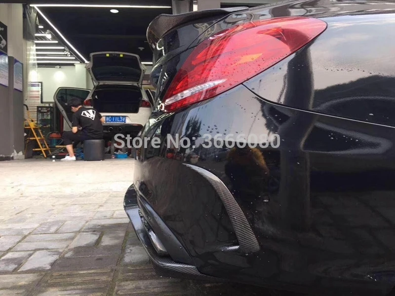 Shchcg для Mercedes Benz W213 E200 E300 E250 E320 E350 E43 E450 углеродного волокна заднего крыла воздуха вентиляционные крышки отделкой полосками комплект из 2 предметов