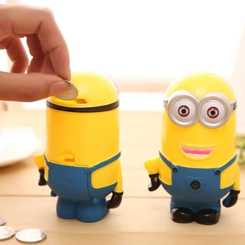 

Cute Cartoon Piggy Bank Plastic Money Storage Box Saving Coin Cent Penny Kids Toys Children 3D Lovely Birthday Gifts Bank