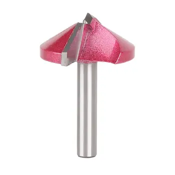 

5pcs 6mmx32mm 120 Degree Double-edged 3D V Shape Groove Router Bit CNC Engraving