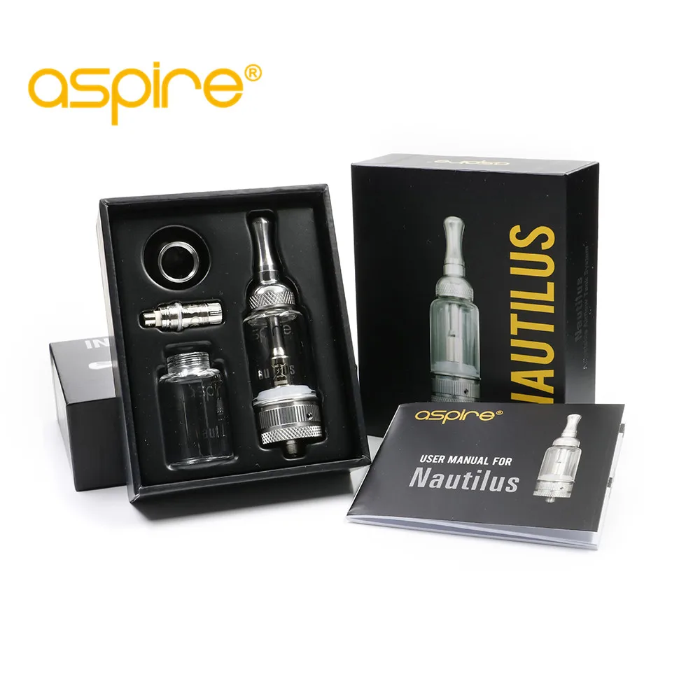 

Newest 5 Ml Aspire Nautilus Tank Original Vapor Atomizer Aspire Nautilus BVC Atomizer Aspire Nautilus Coil Heads BVC Atomizer