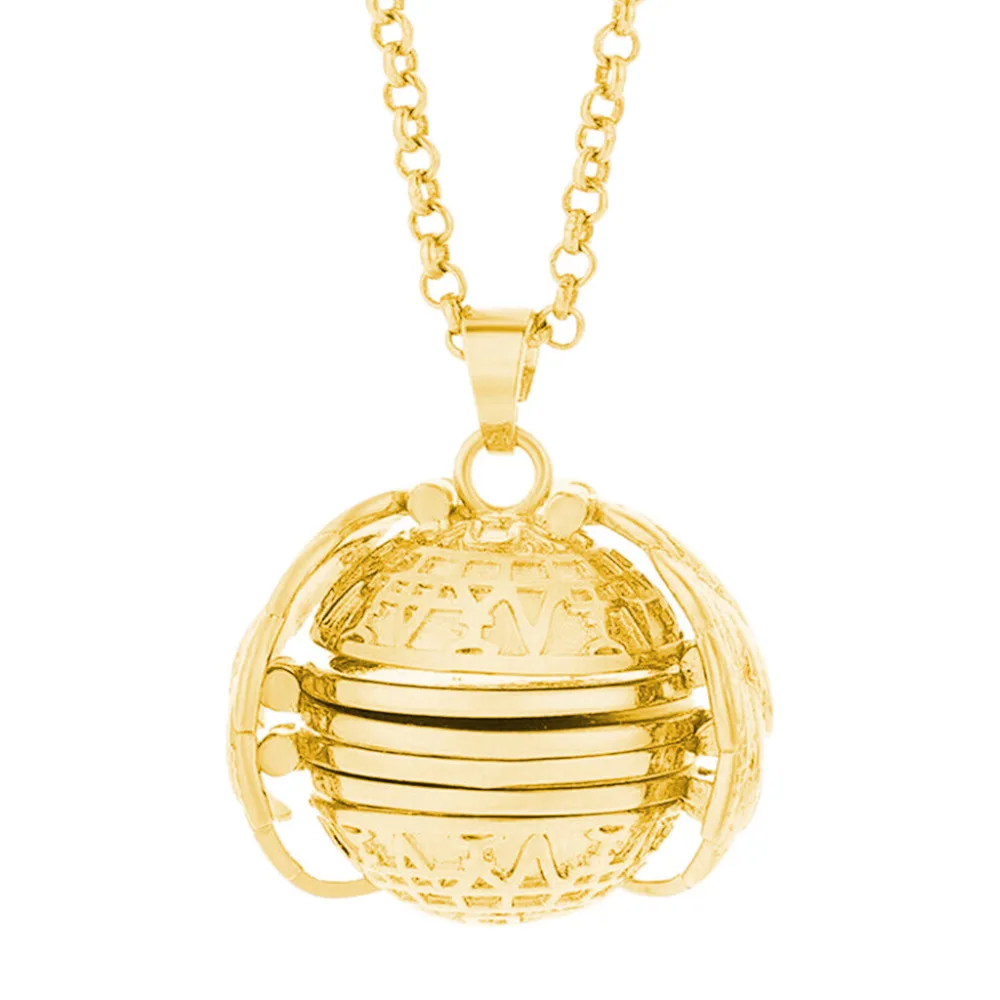 

Fashion Expanding Photo Locket Necklace Pendant Angel Wings Gift Jewelry Decoration Necklace Car Pendant 22mm