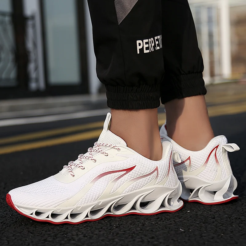2018 جديد احذية الجري للرجال تنفس Zapatillas Hombre في الهواء الطلق أحذية رياضية Lightweigh أحذية مشي حجم 39-45 أحذية رياضية