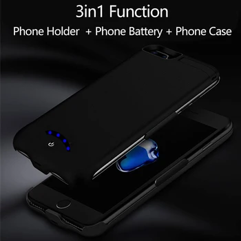10000 2200mahの電池ケース6 6s 7 8外部バッテリ充電器ケースiphone 6p 6SP 7 1080p 8プラス電源銀行充電ケース