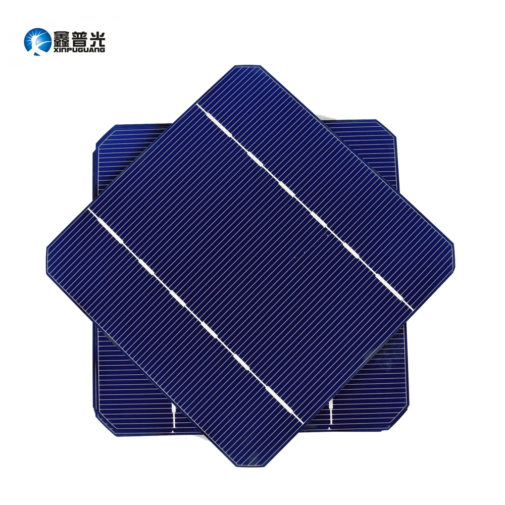 

XINPUGUANG 100PCS Efficient Solar Cell 280w Solar Panel DIY Kit Mono Cell PV Photovoltaic 125*125mm 2.8w Monocrystalline Silicon