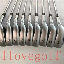Горячая набор утюгов для гольфа G400 клюшки для гольфа G400 набор утюгов 4-9SUW динамические золотые стальные валы DHL