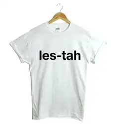 Les-тах kasabian Иэз EH принт Для женщин Футболка Последние рубашка Hipster Повседневное хлопок для большой Размеры футболки Camiseta Прямая поставка