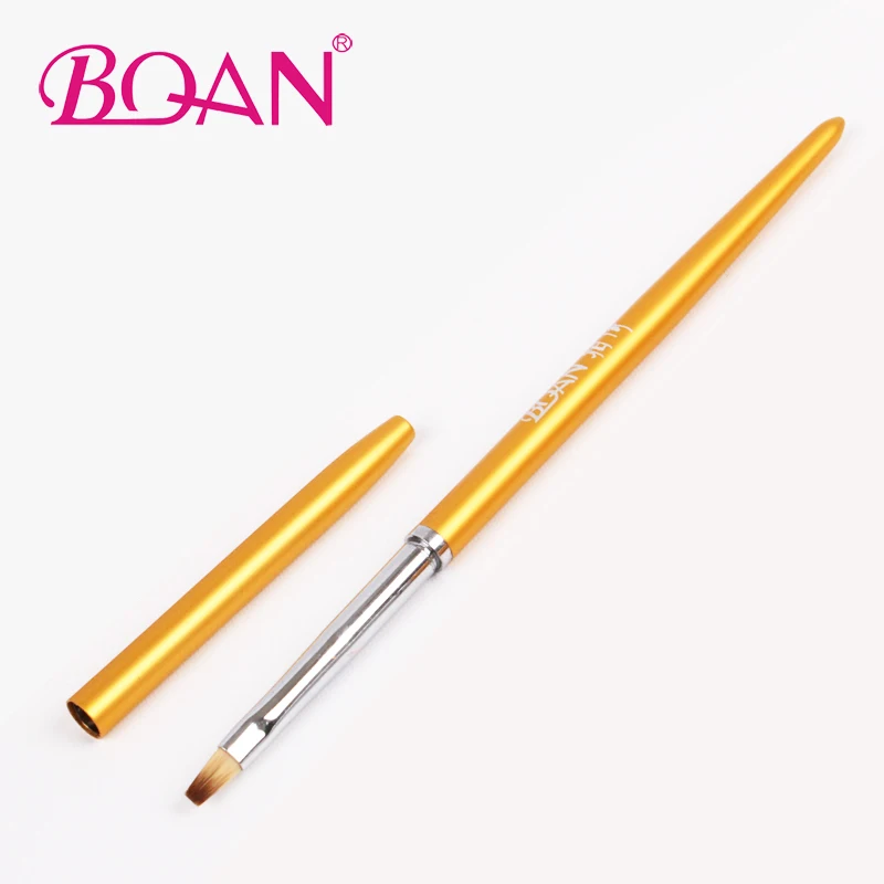 6 Golden Metal Gel Brush Manufacturer Nail Art Gel Brushes 10 Pcs Free