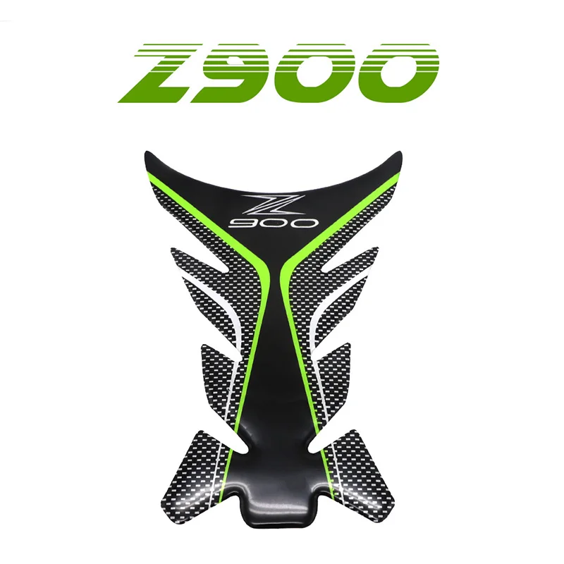 

For Kawasaki Ninja Z900 Z 900 Tank Gas Fuel Oil Pad Protector Stickers Decals Fish Bone Motorcycle 2018 2019