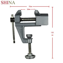 Высокое качество мини стол тиски Скамья из алюминиевого сплава винт скамья тиски для DIY Универсальный ремесло плесень фиксированный ремонт инструмент станки