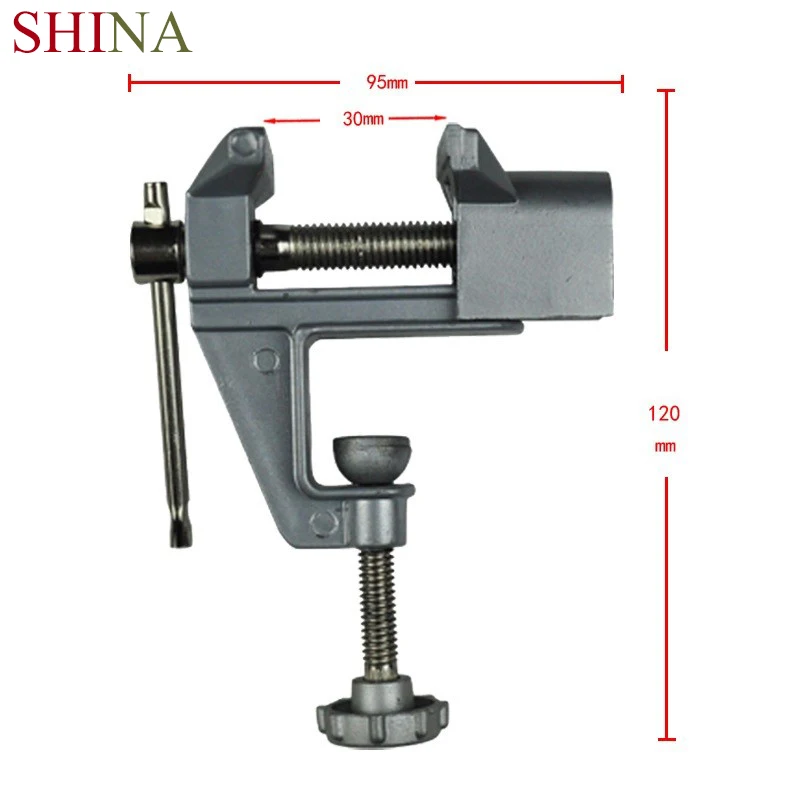 High Quality Mini Table Vice Aluminium Alloy Bench Screw Bench