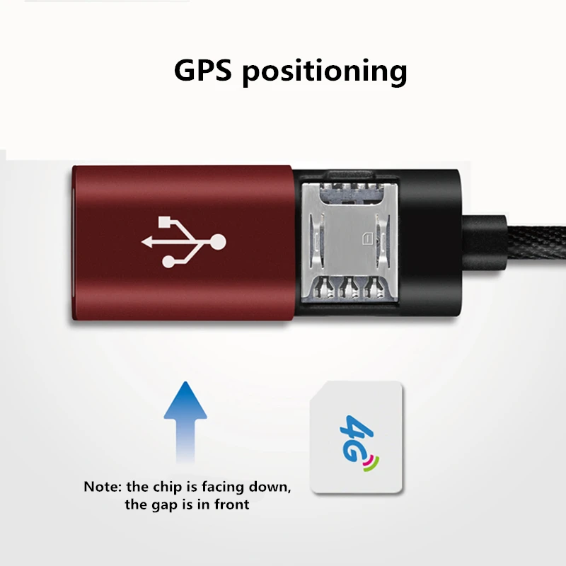  GPS Tracker Auto Tracker 2in1 Daten Ladekabel Localizador GPS Tracker Remote-Tracking Für IPhone Fü