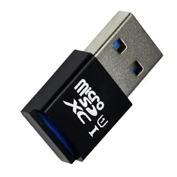 Мини 5 Гбит/с Высокоскоростной USB 3,0 Micro-SD/SDXC переходник для sd-карт кардридер