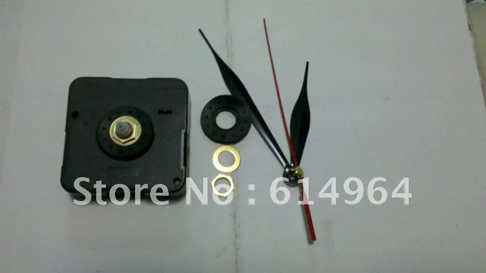 sweep movement with wire for wall clock, wit  threehands, with ruber, screw, ring