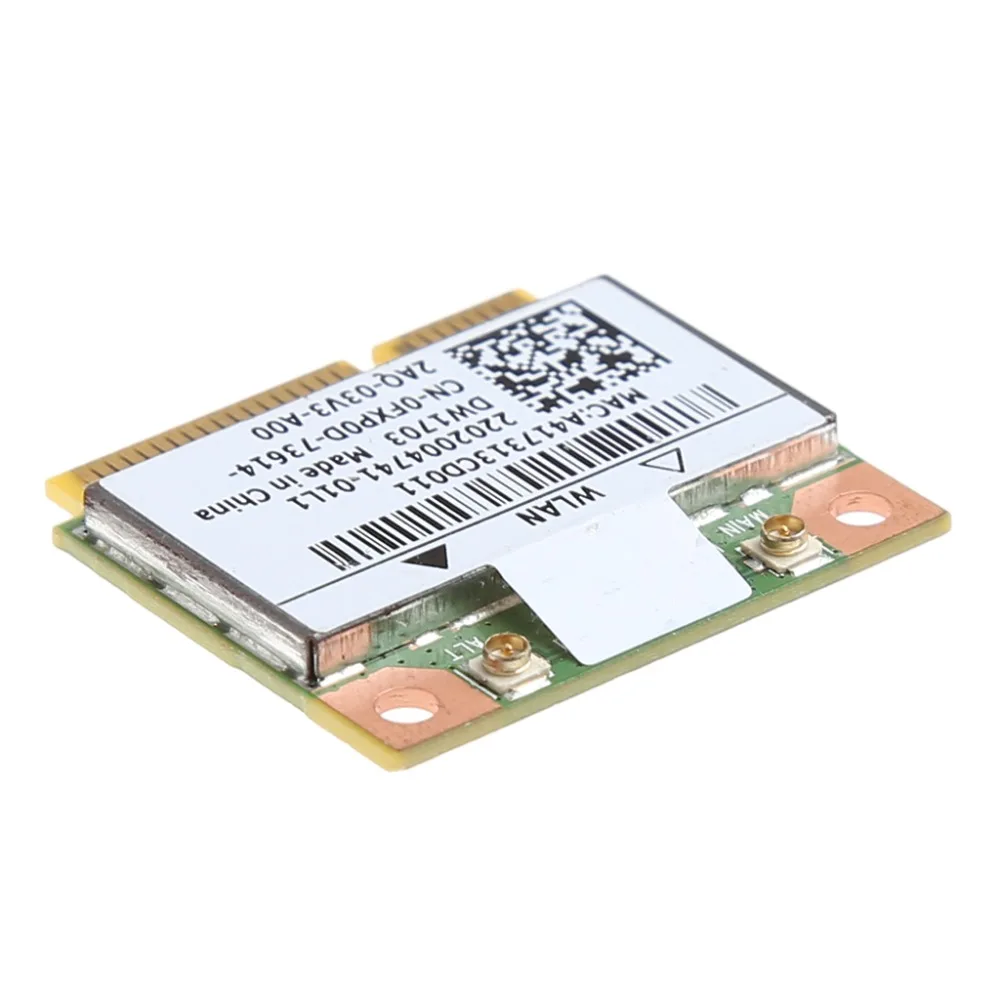 Новинка Bluetooth V4.0 Wifi Беспроводная мини PCI-Express карта для Atheros AR5B225 для DELL DW1703 CN-0FXP0D