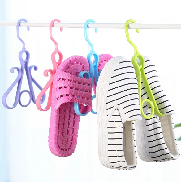 

Shoes Drying Rack Hanger Shoe Holder Hanging Tools Balcony Outdoor Thicken Strong Double Hook Clothes Socks Shorts Underwear