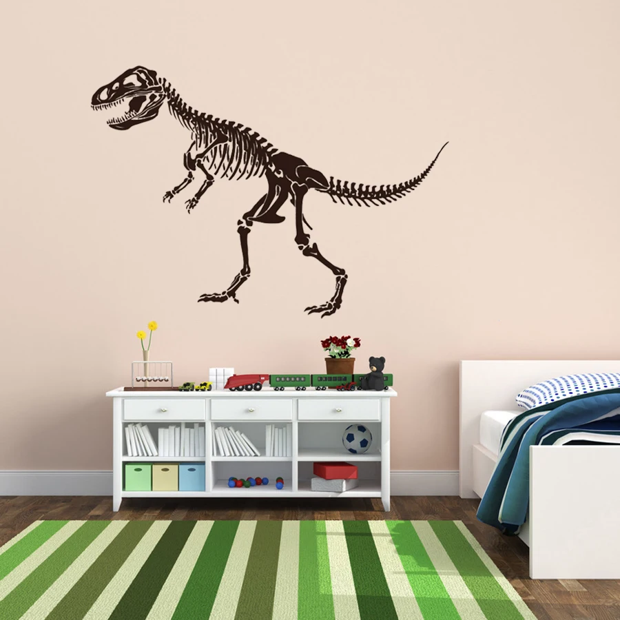 Standing Dinosaur Boys Hobby Wall Stickers for Nursery Kids Room Vinyl