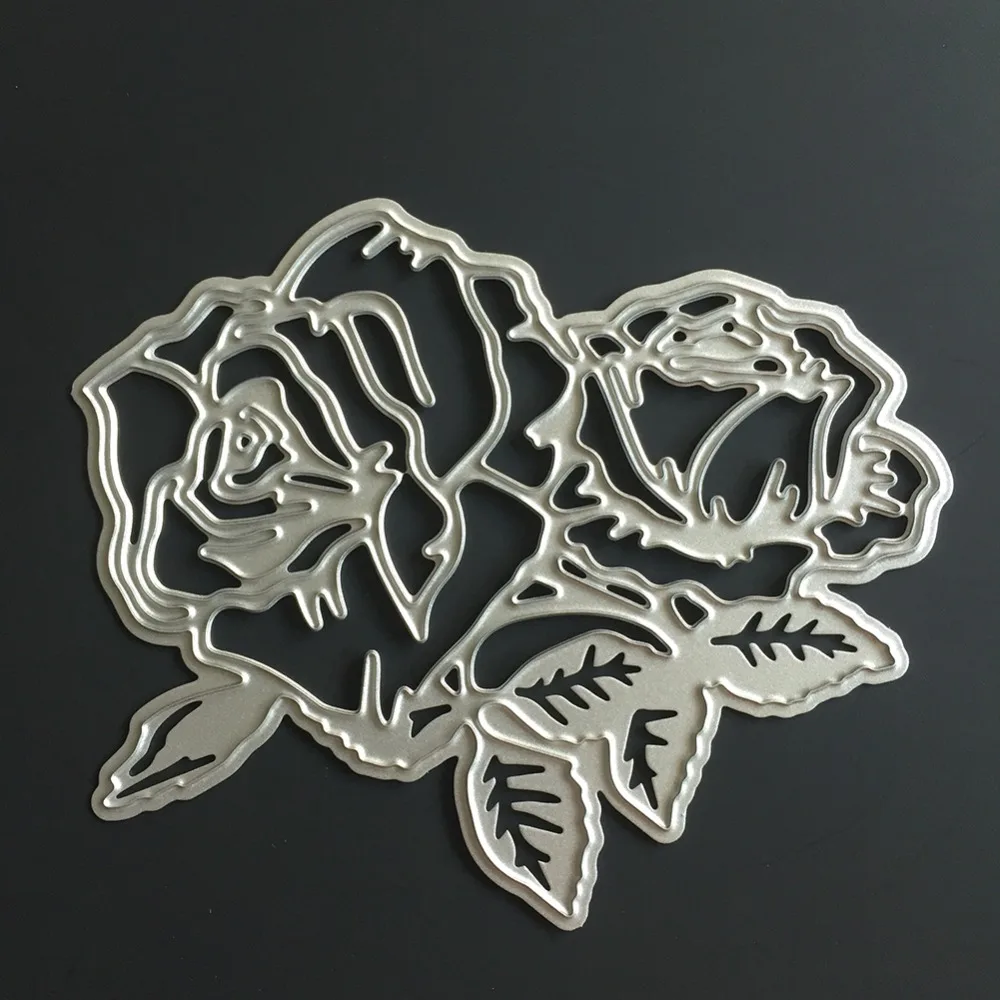 

Rose Flower Shape Metal Cutting Dies Stencils for DIY Scrapbooking Embossing Paper Card Photo Mold Template Decoration