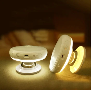 

Rechargeable LED Wall Lamp Motion Sensor PIR Wireless Small Automatic Baby Kids Night Wall Lights Children Room Stairs Furniture