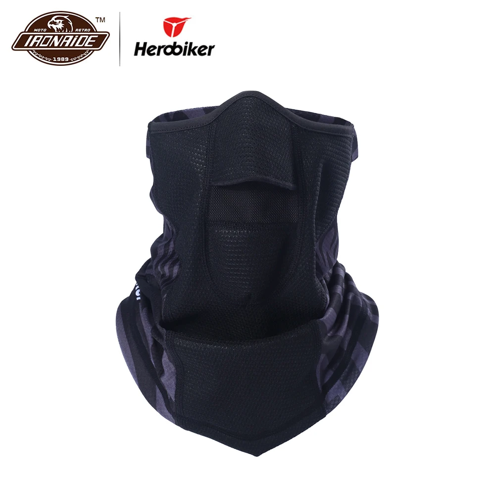 

HEROBIKER Face Mask Motorcycle Mask Moto Windproof Military Tactical Face Shield Airsoft Paintball Helmet Cycling Ski Mask