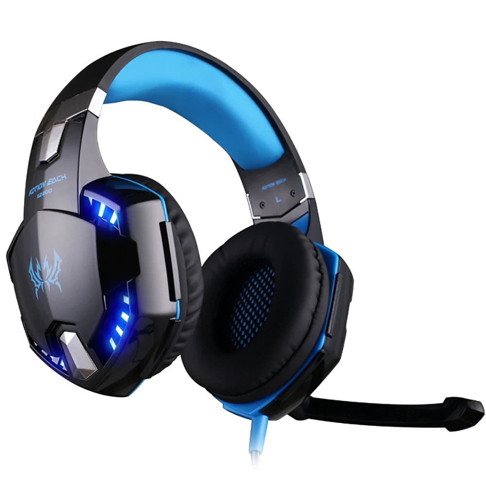 KOTION каждый G2200 Игровые наушники С микрофоном Шум отмена USB 7 1 Surround Sound вибрации