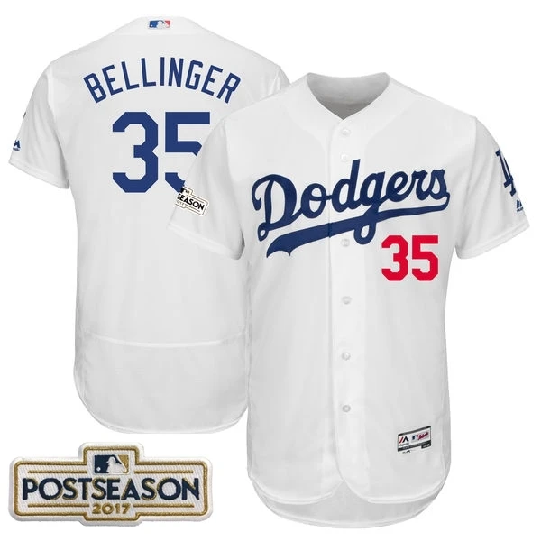 MLB Los Angeles Dodgers Cody Беллинджер 2017 матчи патч Майки | Спорт и развлечения