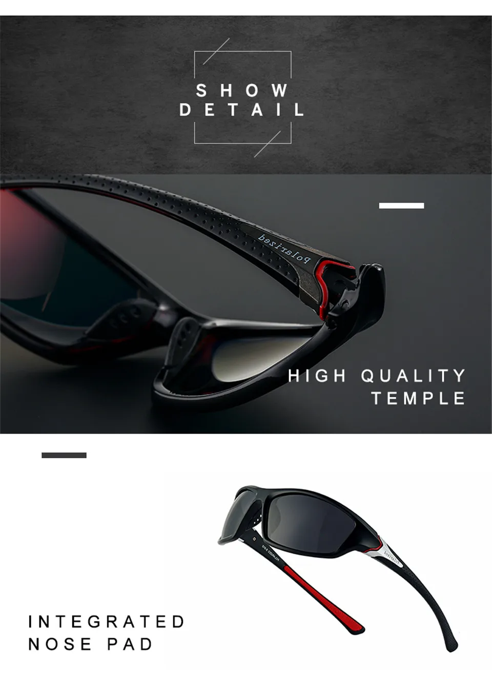 RILIXES 2018  High quality full-frame sport men Polarized sunglasses fashion sunglasses knight windshield sunglasses shade (10)