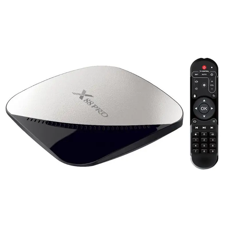 X88 Pro tv Box 4G+ 64G Android 9,0 RK3318 четырехъядерный 2,4G/5G wifi телеприставка