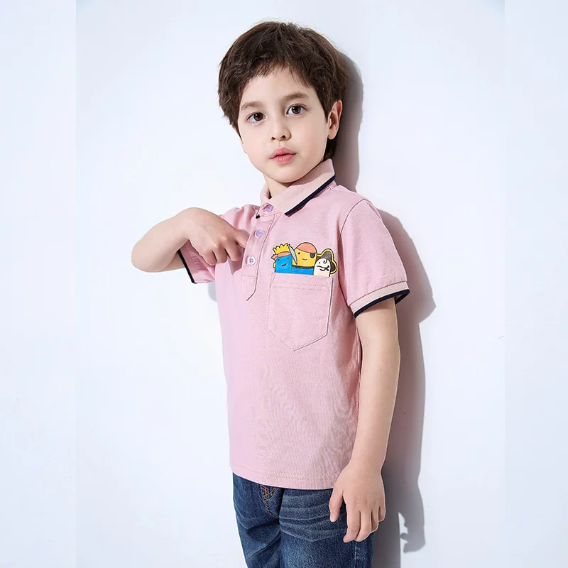 Pioneer kids/Новинка футболка поло с короткими рукавами для мальчиков брендовая