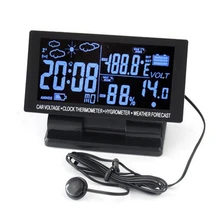 12V Large LCD font b Digital b font Car font b Thermometer b font Hygrometer 4in1