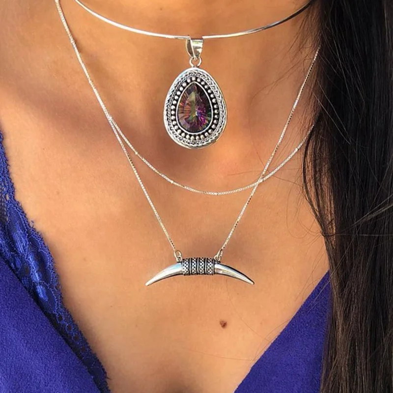 Buy Femme Bohemian Necklace Women Hippie Boho