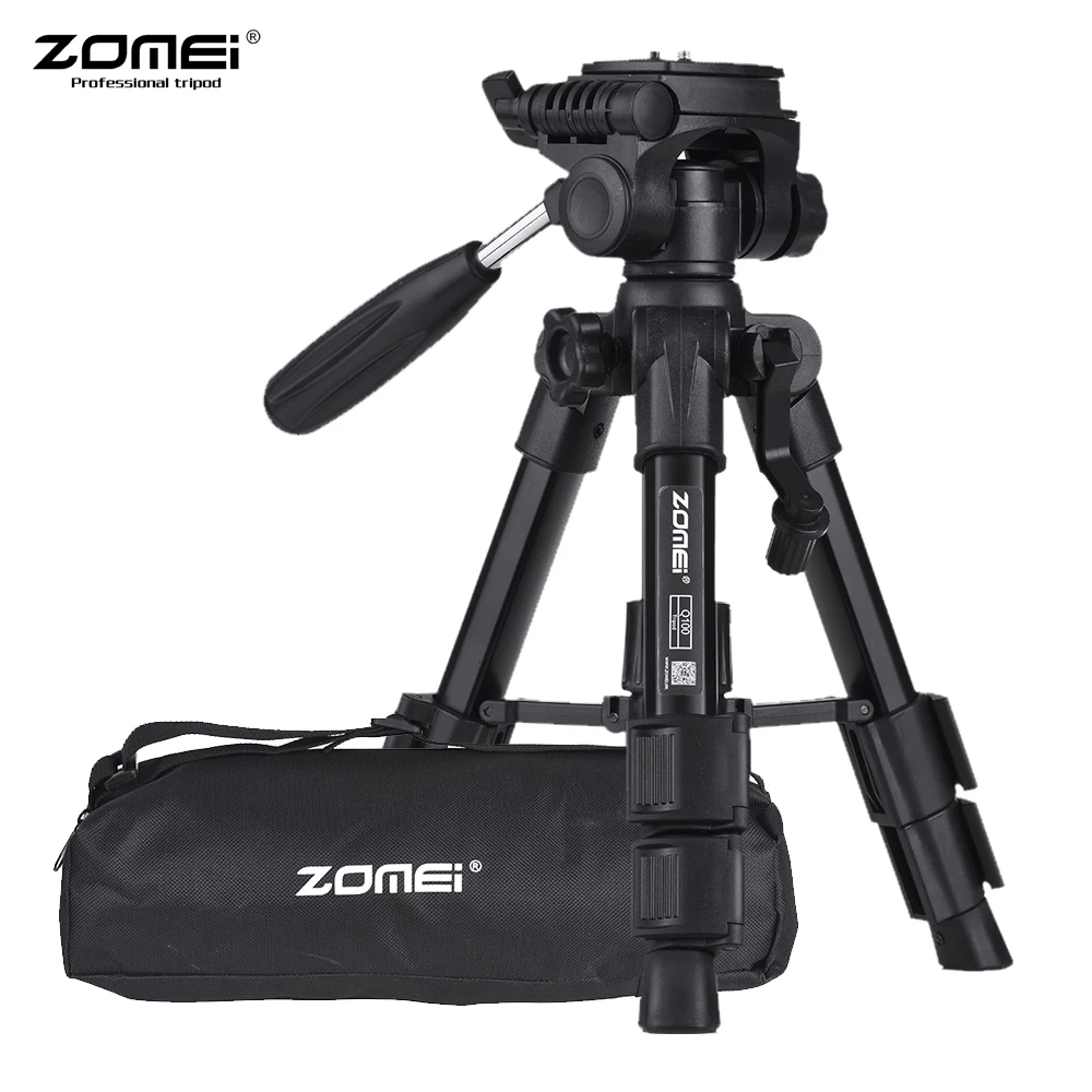 

ZOMEI Q100 Lightweight Mini Tabletop Tripod Portable Camera Travel Tripod w/ Quick Release Plat for Canon Nikon DSLR Smartphone