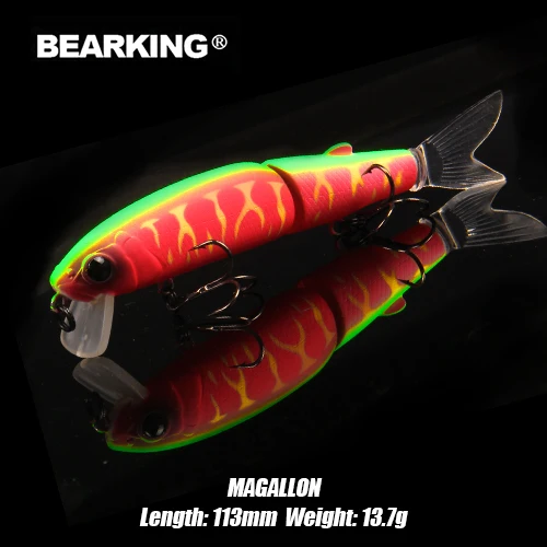 BEARKING Magallon Family 113 мм 16 г, 113 мм 13,7 г, 88 мм 7,2 г профессиональные рыболовные приманки гольян Кривошип горячая модель приманки - Цвет: Magallon-L