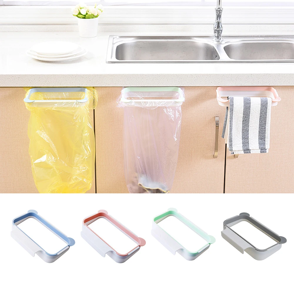 CYSINCOS Rubbish Bag Storage Holders Racks Kitchen Cupboard Stand Trash