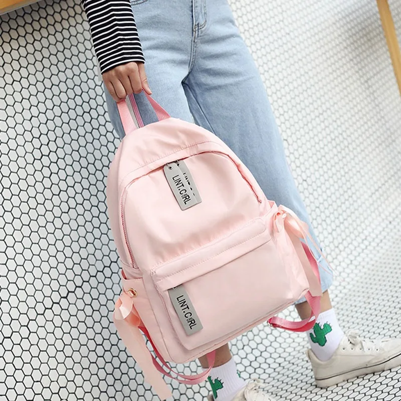 Ulzzang Large Capacity Backpack Women Preppy School Bags For Teenagers