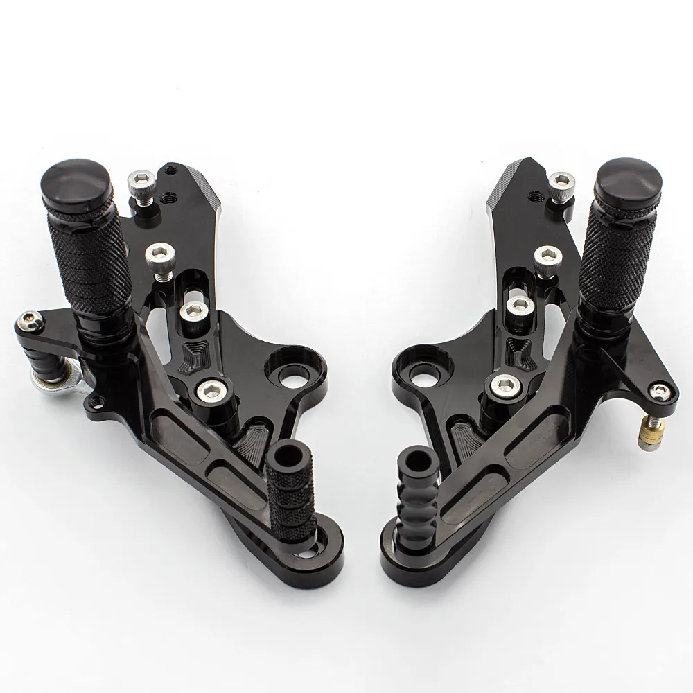 Motorcycle Adjustable Rear Sets Foot Pegs For Honda Grom MSX 125 2018 Black Motorcycle Adjustable Rear Sets Foot Pegs For Honda Grom MSX 125 2018 Black