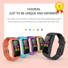 Новые Красочные Android браслет IOS Фитнес с определением группы крови, Давление сердечного ритма Водонепроницаемый Шагомер Смарт HR Браслет для iPhone 7