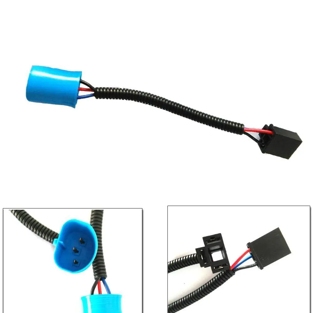 Pair 9007 Male to H4 Female Adapters Headlight Conversion Cable Wiring Harness Adapters for Hummer H2 Led Headlight-in Wire from Automobiles & Motorcycles ...