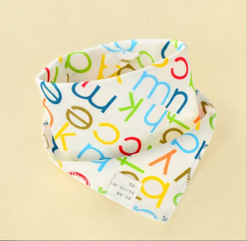 8 Patterns Newborn Baby Boy Girls kids Bibs Waterproof Saliva Handkerchief Towels Feeding Bandana