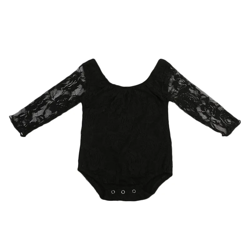 

2018 Sweet Fashion Hot New Princess Toddler Kids Baby Girls Lace Floral Long Sleeve Romper Jumpsuit Outfits Clothes
