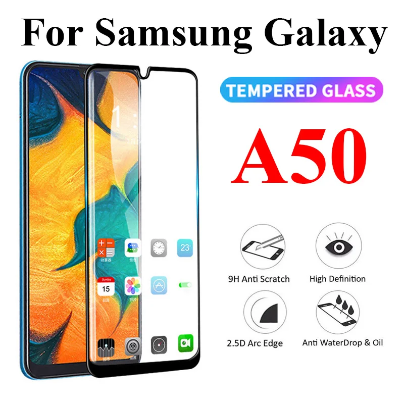 Защитное стекло для Samsung Galaxy a50 a20 a60 a70 a80 a90 a30 a40 закаленное sansung a 50 20 защита экрана