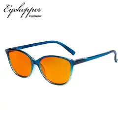 DSFH2 очки для чтения с синим светом, блокирующие очки для компьютера с оранжевым тонированным фильтром-большие стильные очки для чтения