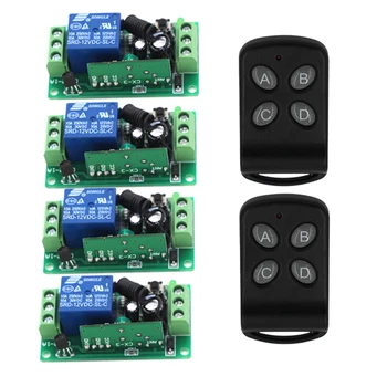 

MITI-Wireless Switch Remote Control Switch DC 12V 1 CH 10A Relay Receiver Transmitter Learning Light Lamp 315/433 mhz SKU: 5151